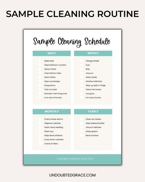 Simplifying Cleaning Routines Bundle