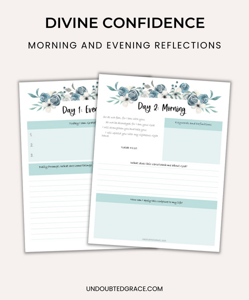 Divine Confidence Journal - Printable