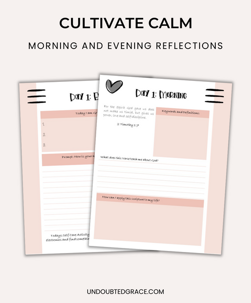 Cultivate Calm Journal - Printable